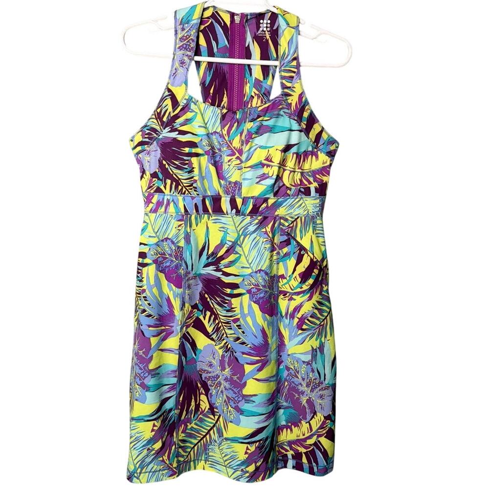 Title Nine Dress Nimblene Trouble Performance Tropical Sz 2 Athlete Tennis Golf